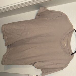 Beige Short Sleeve T-Shirt